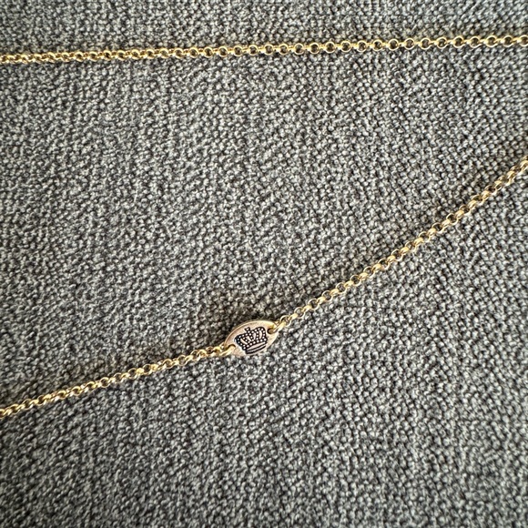 💝😍Juicy couture rhinestone heart pendant necklace with gold chain! - Picture 7 of 11